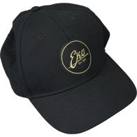 Eko Casquette noire - Logo doré - Vue 2